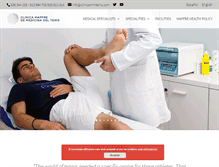 Tablet Screenshot of clinicammtenis.com